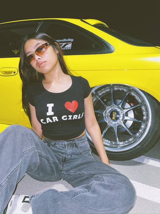 I Love Car Girls - Black